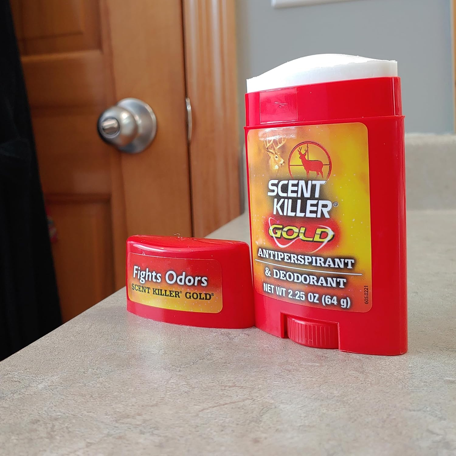Scent Killer Gold Unscented Deodorant and Antiperspirant for Hunting Scent Control