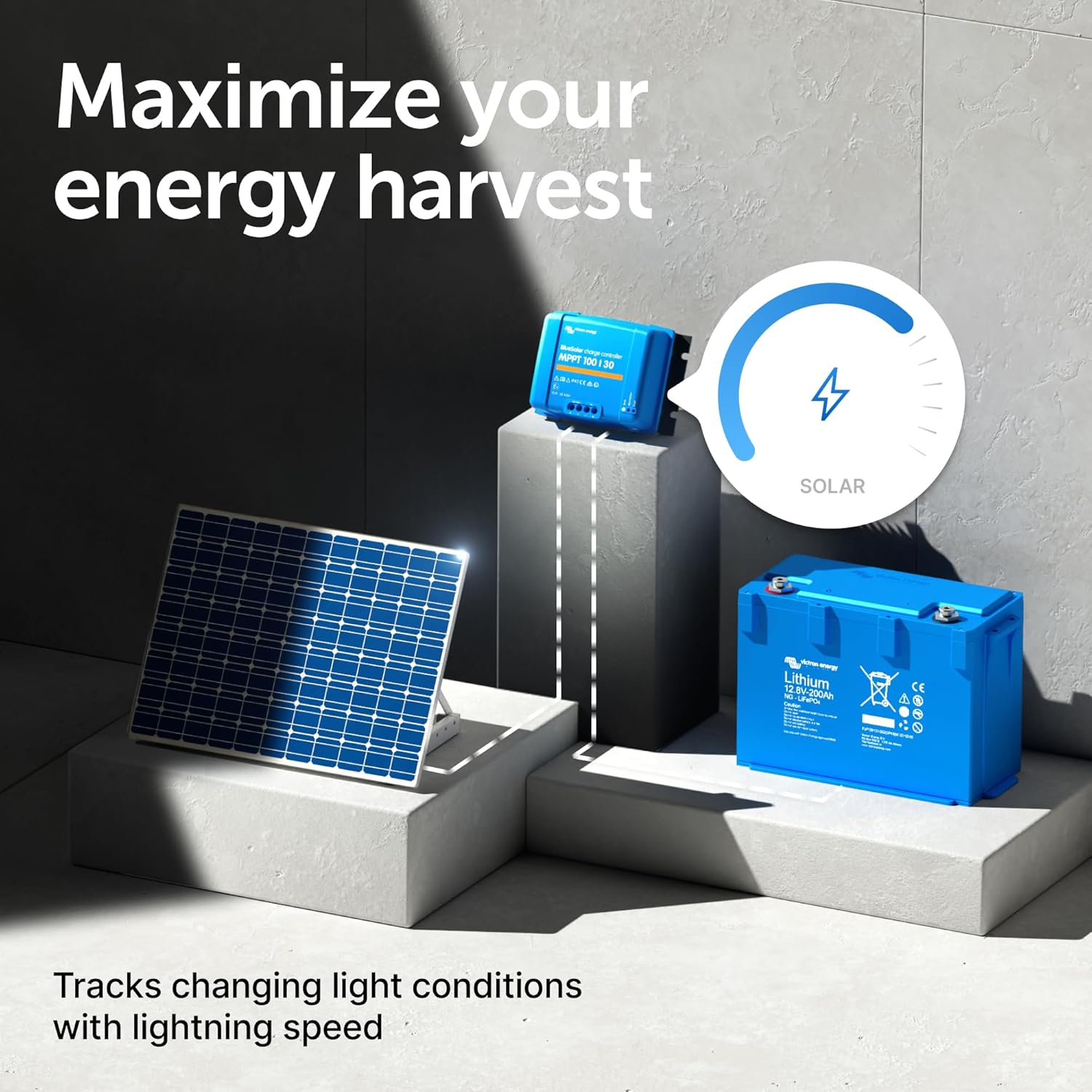 Victron Energy Bluesolar MPPT 12/24-Volt 30 Amp 100 PV Input Solar Charge Controller image number 4