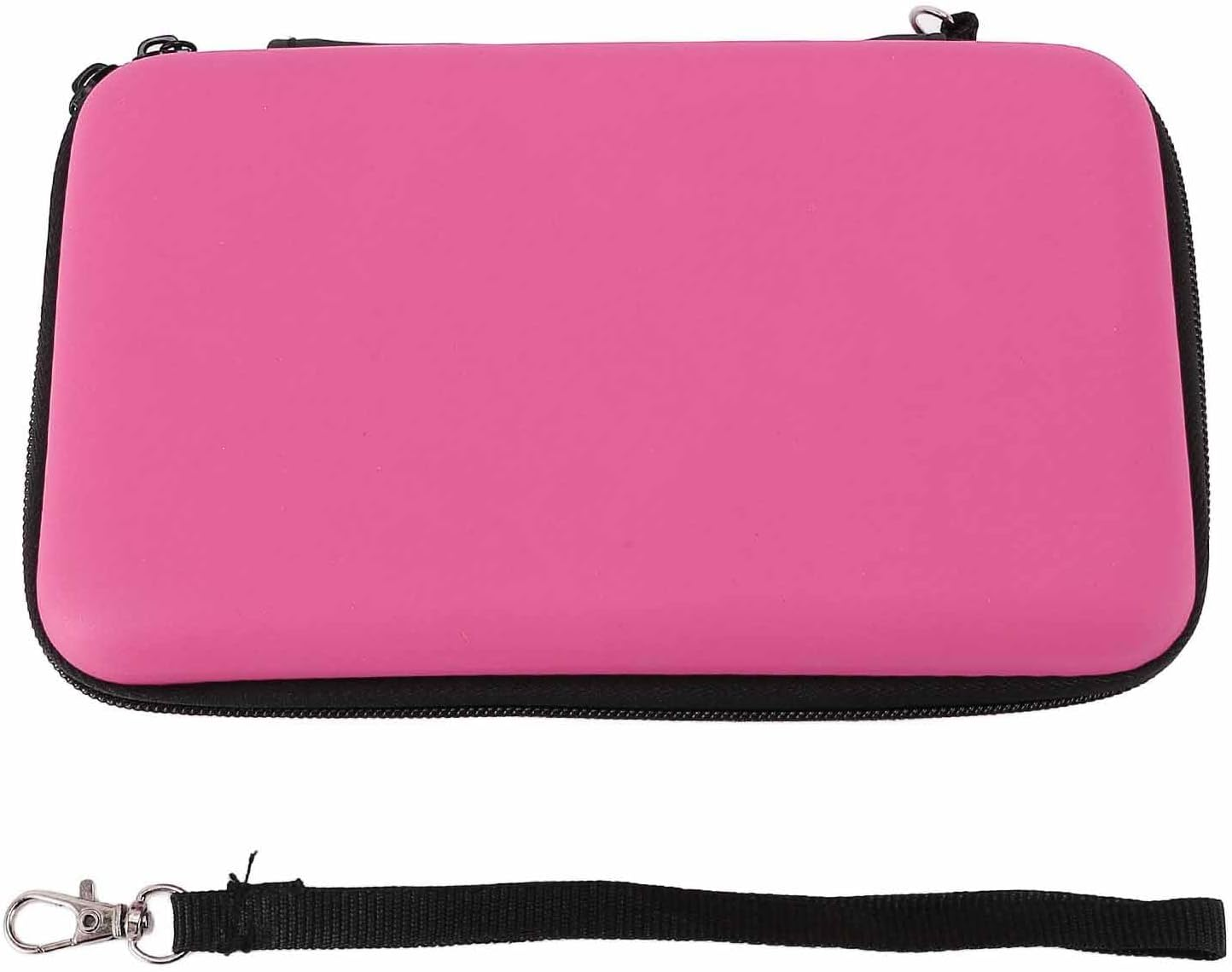 Carrying Case for New 3DS, 3DS XL, 2DS XL Console & Accessories, Protective Hard Shell Travel Case, with Game Slot and Inner Pocket (Pink)