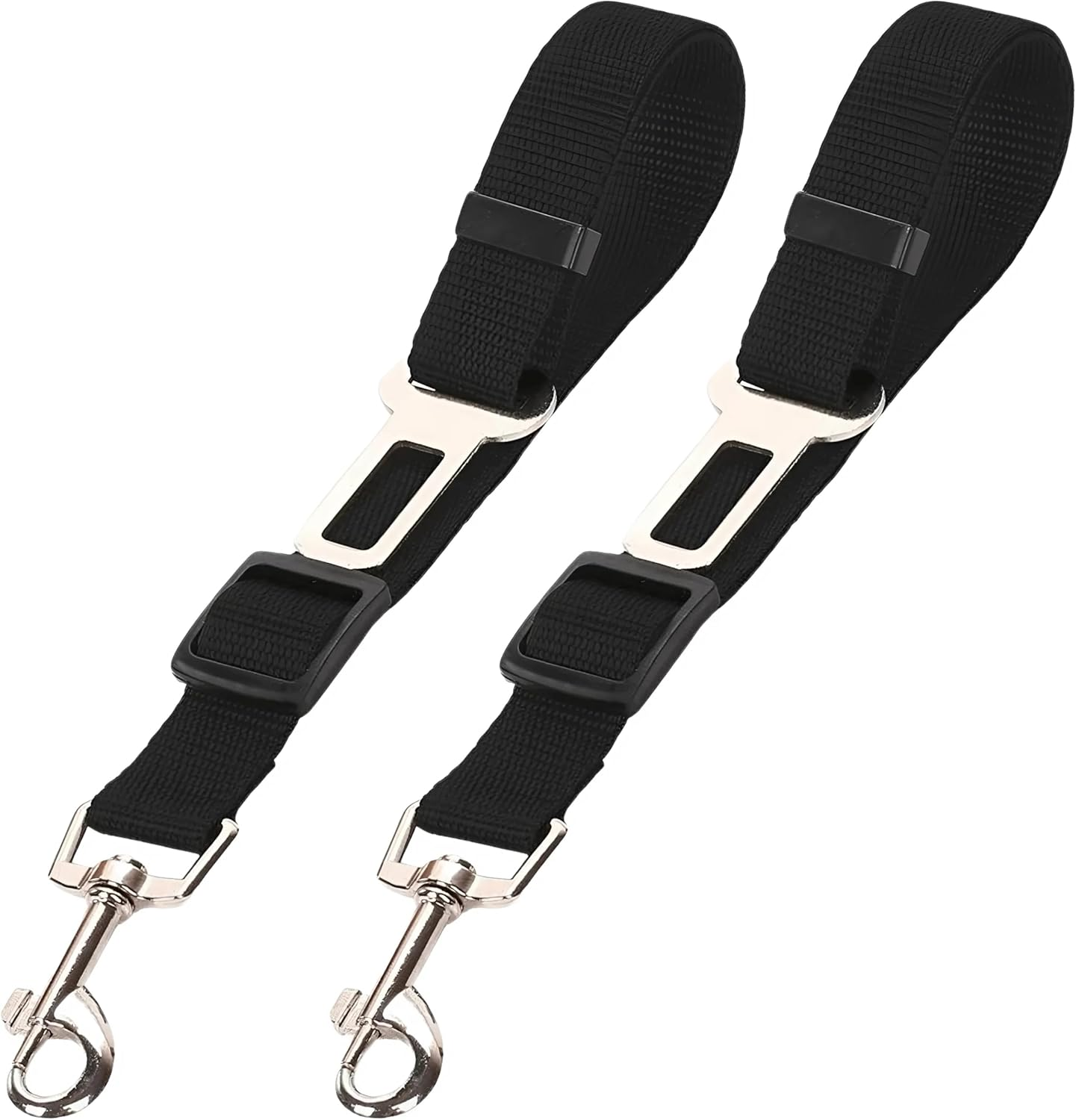 Spendeal 3 PCS Dog Seat Belt for Car, Adjustable Nylon Pet Seatbelt, Supports All Cars, Seatbelt for Dogs in Cars, Dog Car Leash Seat Belt, Cats and Ferrets Seat Belt Harnesses (Black+Purple+Blue)