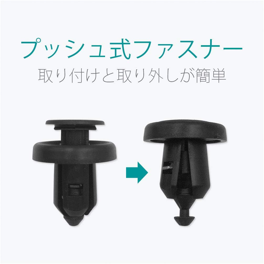 Lantee Car Clips for Honda - 20 Pieces Bumper & Splash Shield Clips for 91505-S9A-003 with Metal image number 6