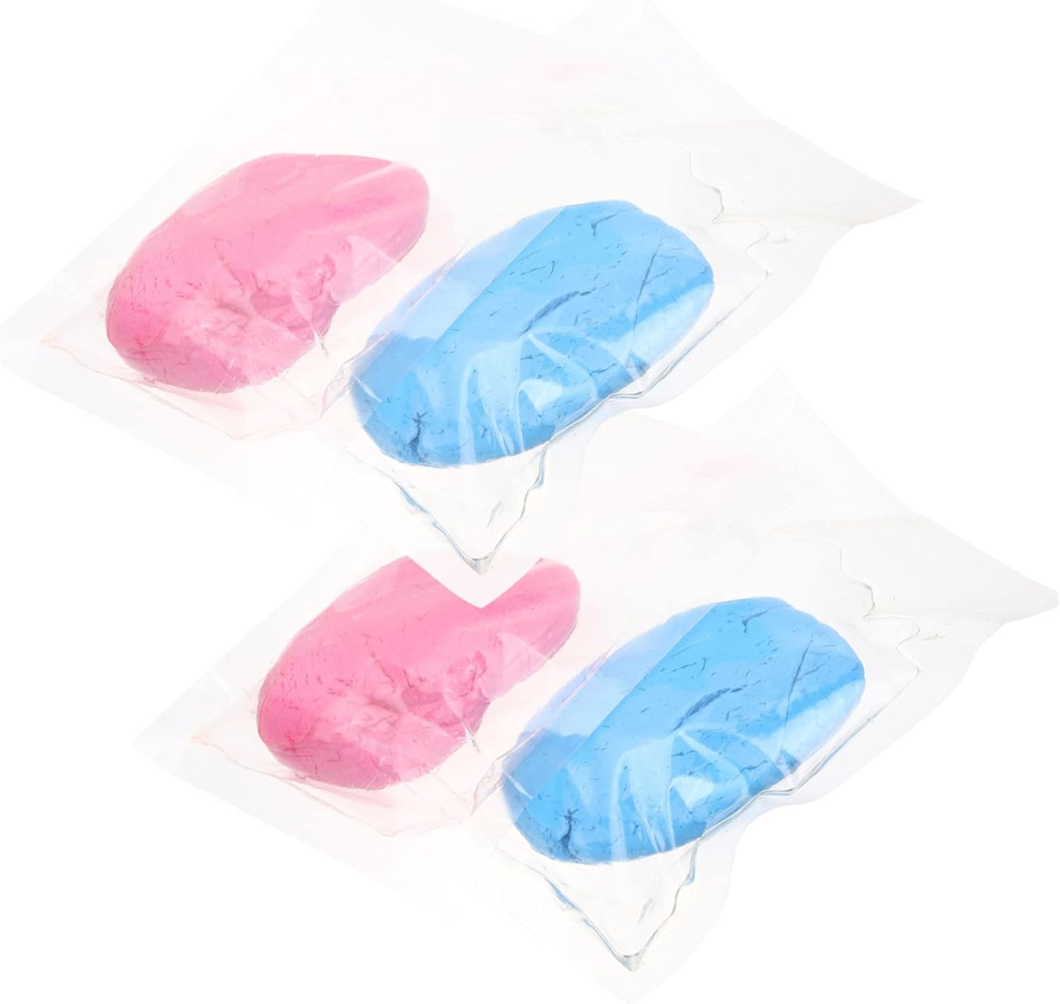 Kisangel 4Pcs Hand Footprint Keepsake Kit for Newborns Handprint Footprint Molds Shower image number 2