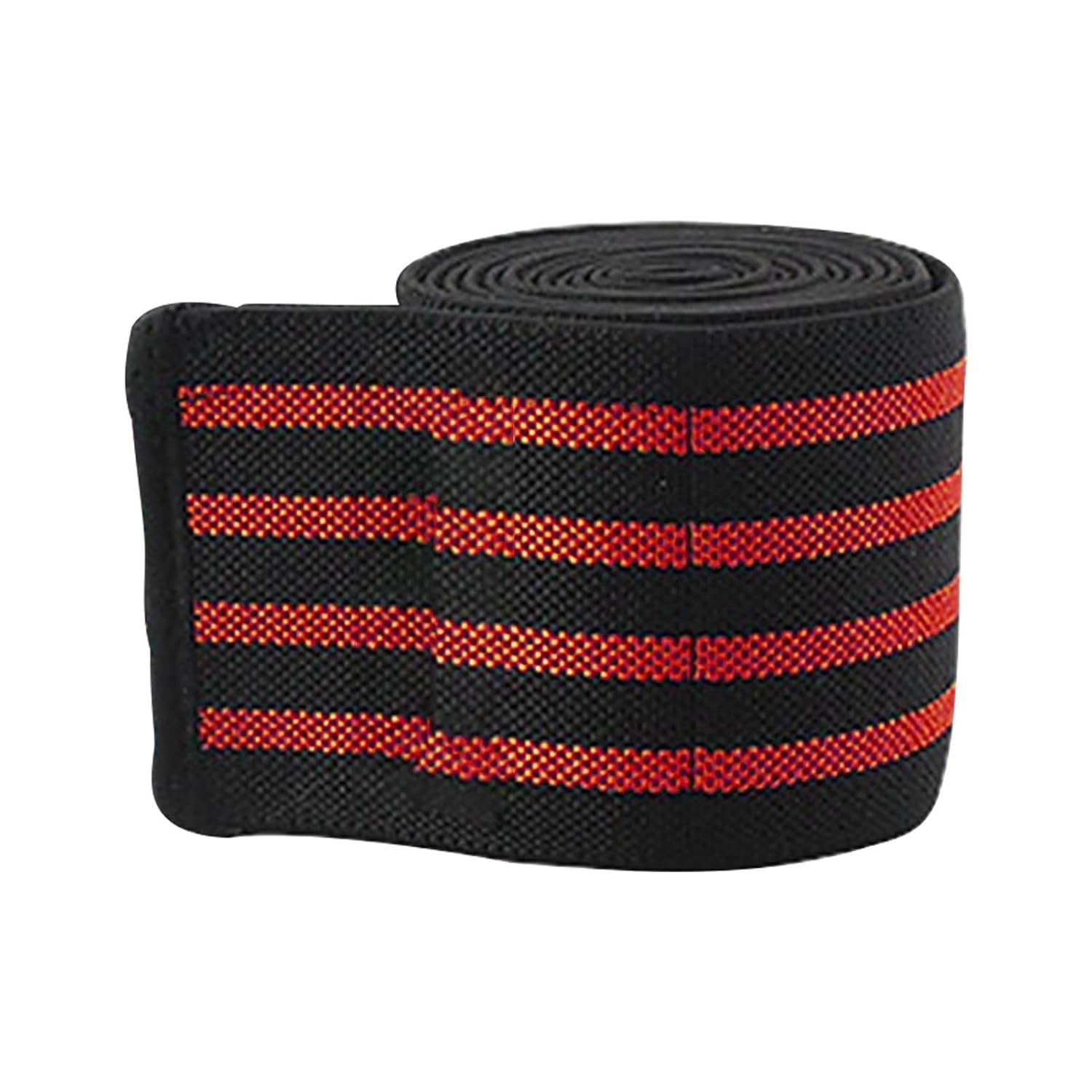 Gym Knee Support | Weight Lifting Knee Sleeves - Knee Straps, Gym Knee Brace, Elastic Knee Compression Sleeve for Men & Women - Orange1 image number 3