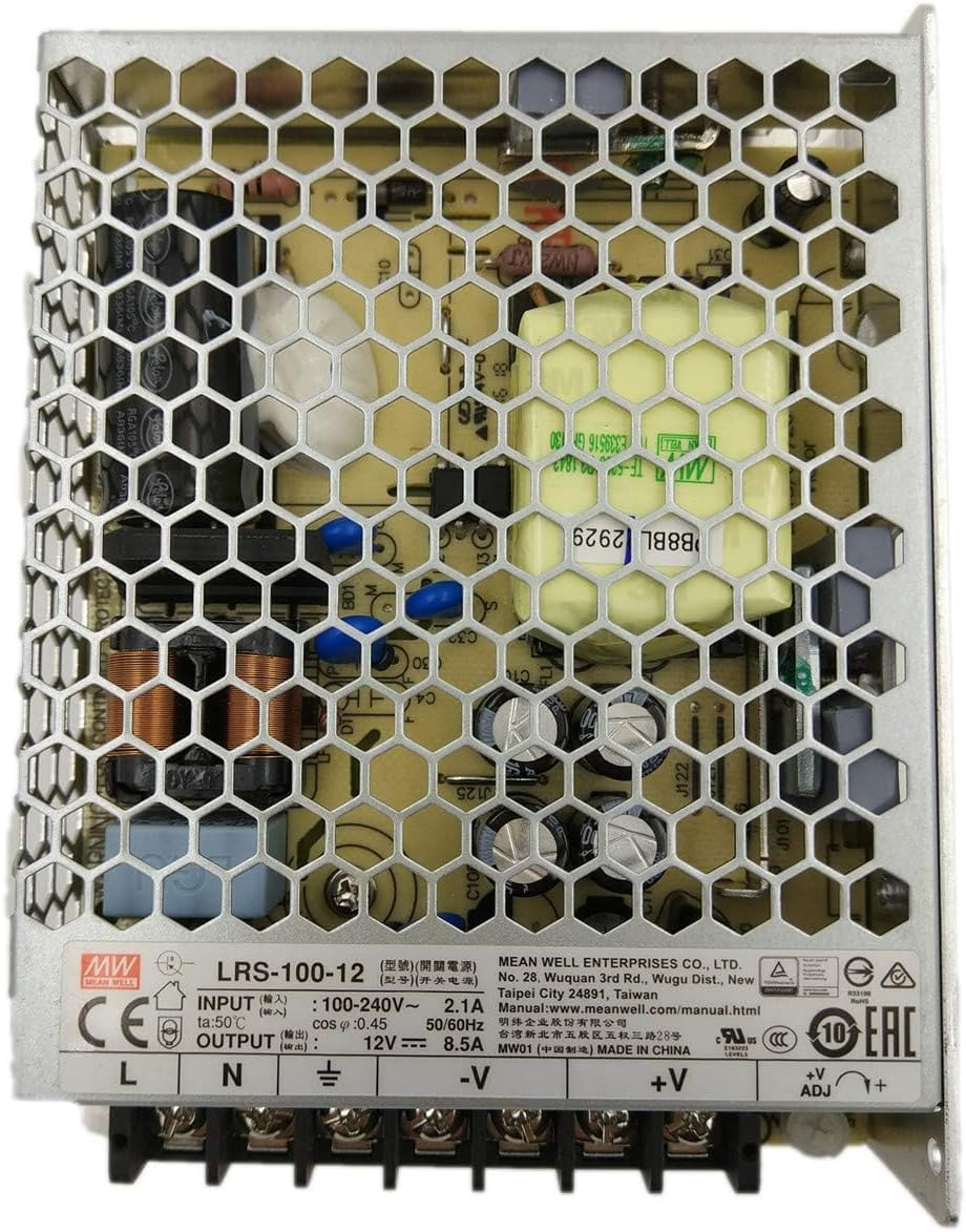Meanwell LRS-100-12 102W 12V 8.5A Industrial Power Supply image number 1