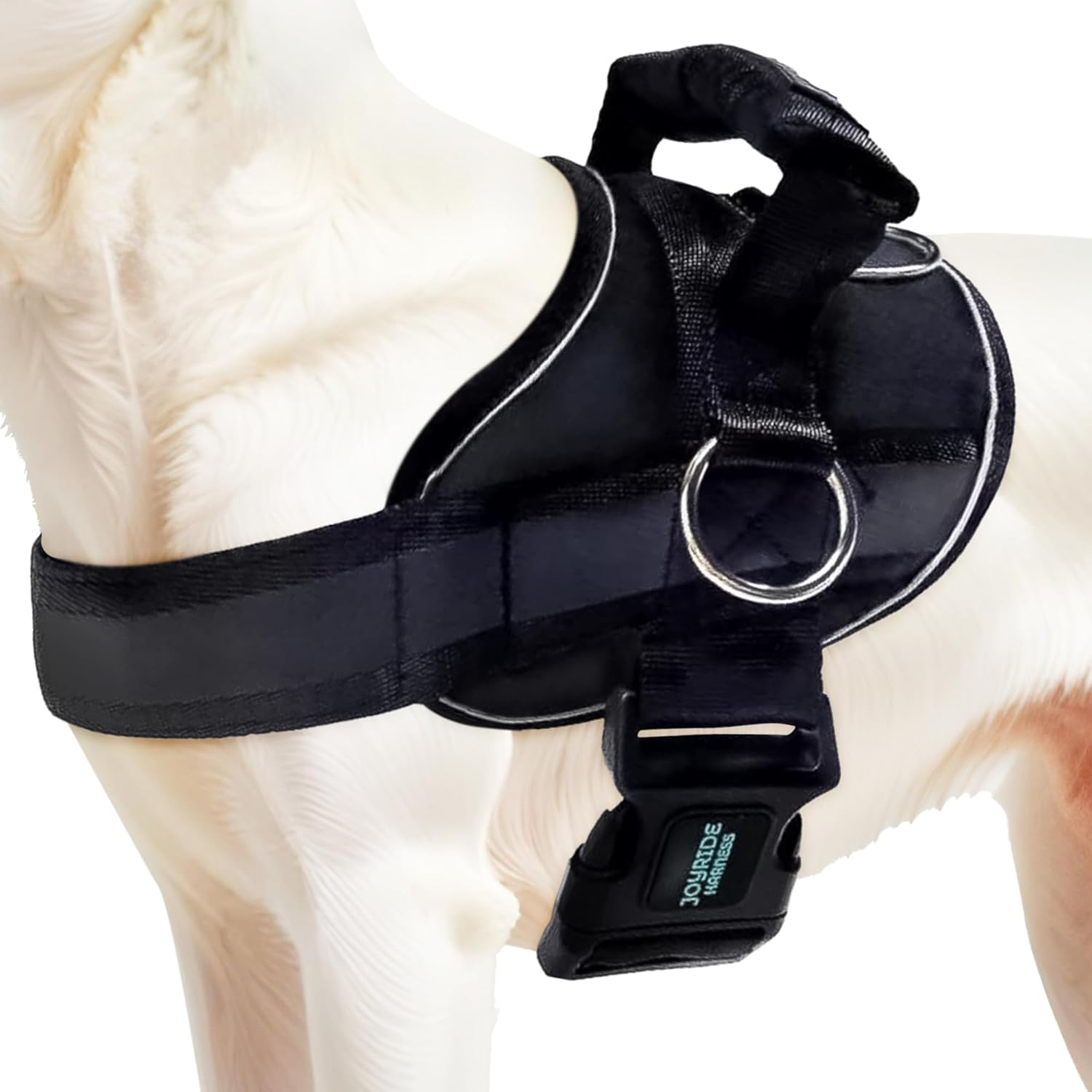 Joyride Harness 2.0 - the Original Side Ring No Pull Dog Harness - No Choke, Escape Proof, Reflective, 3 Leash Clips, Quick Fit Pet Vest - Easy Walks & Training - for Small, Medium & Large Dogs