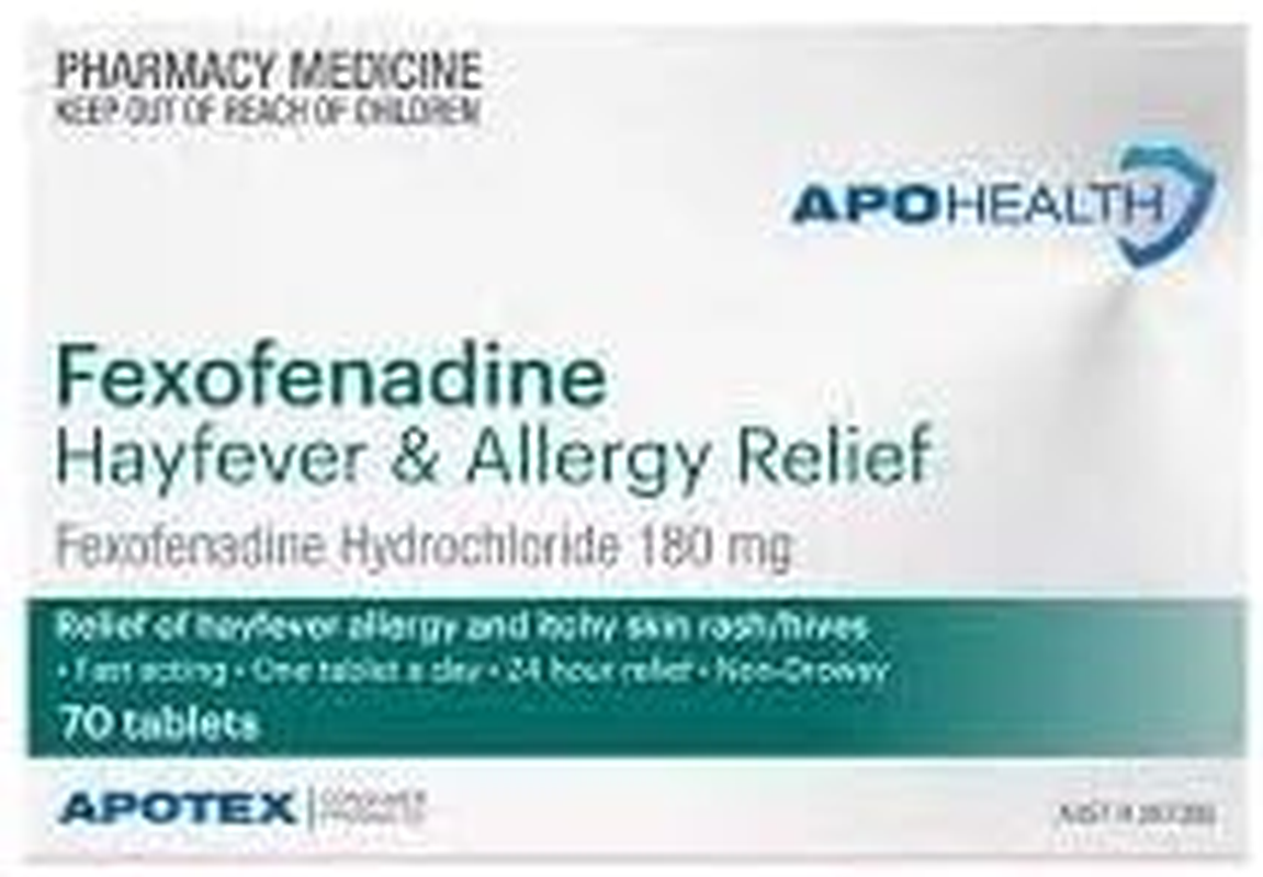 Apohealth Fexofenadine 180Mg Tabs 30