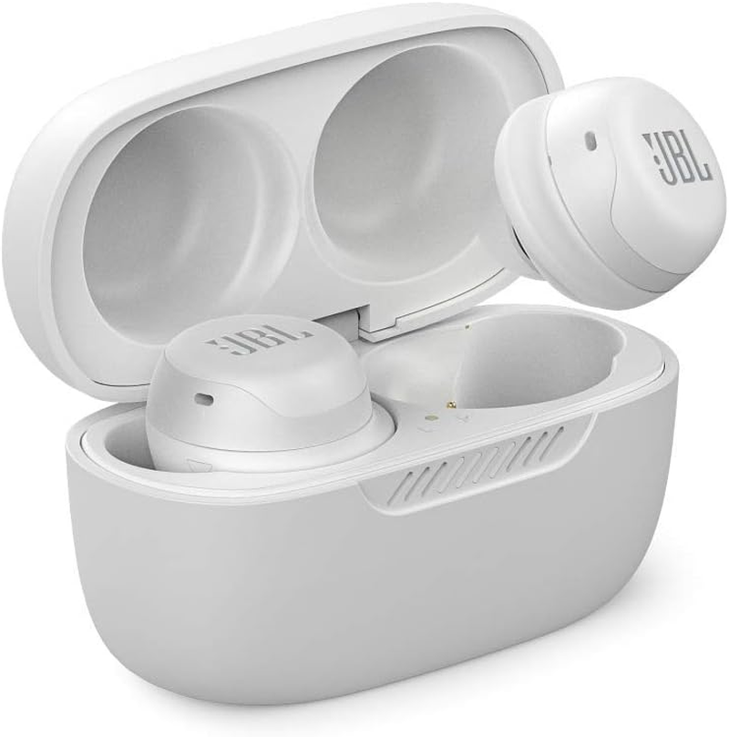 JBL Live Free NC + TWS True Wireless In-Ear Noise Cancelling Headphones - White image number 6