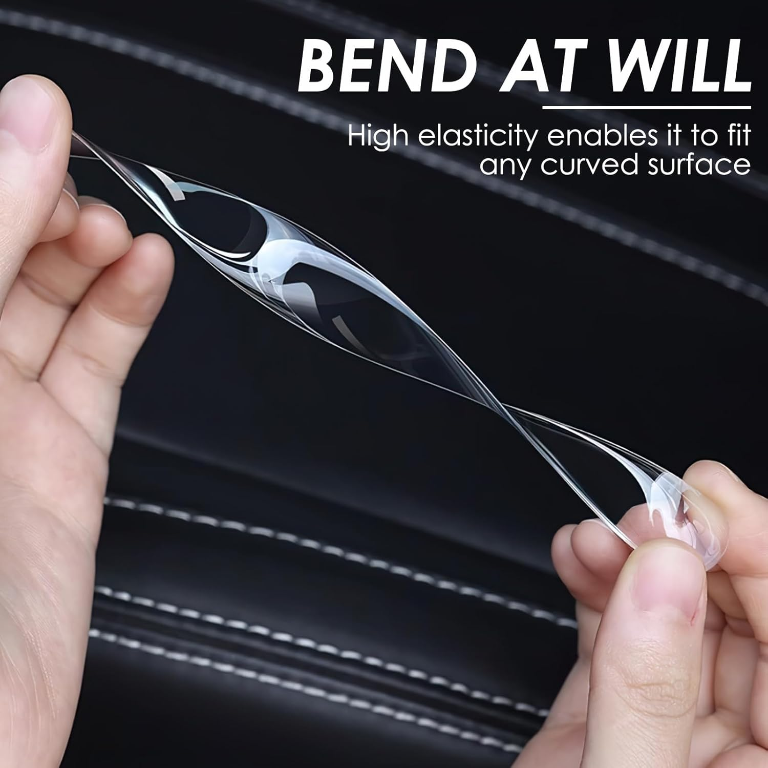 8 Pcs Invisible Car Door Handle Protectors, Transparent Waterproof PVC Cup Protector, Scratch Resistant Stickers to Shield Paint from Dents & Daily Wear for Most image number 2