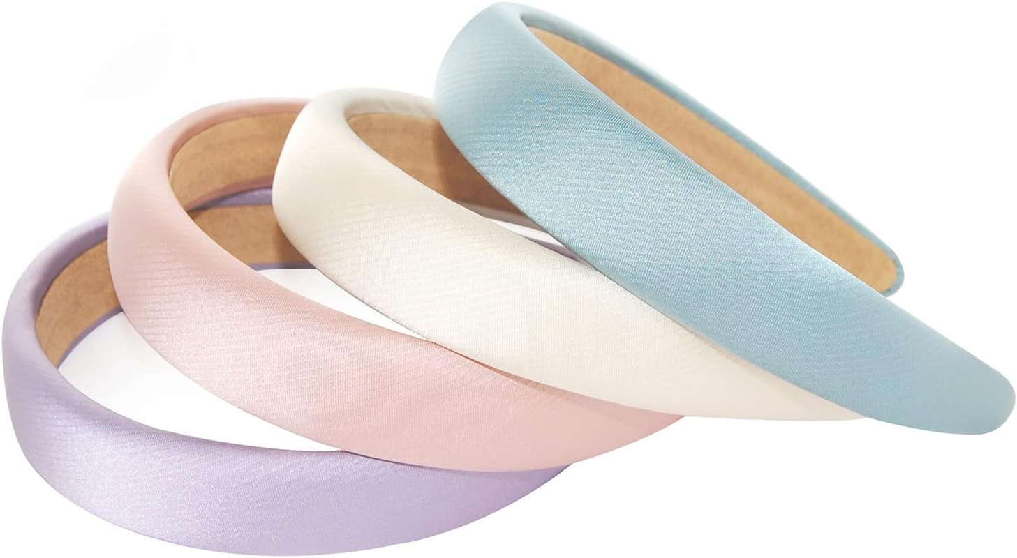 Axy HRK2B Headband with Fabric Padded Metallic Colour - Women'S Metallic Look Headband Hair Accessories (Light Pink) image number 4