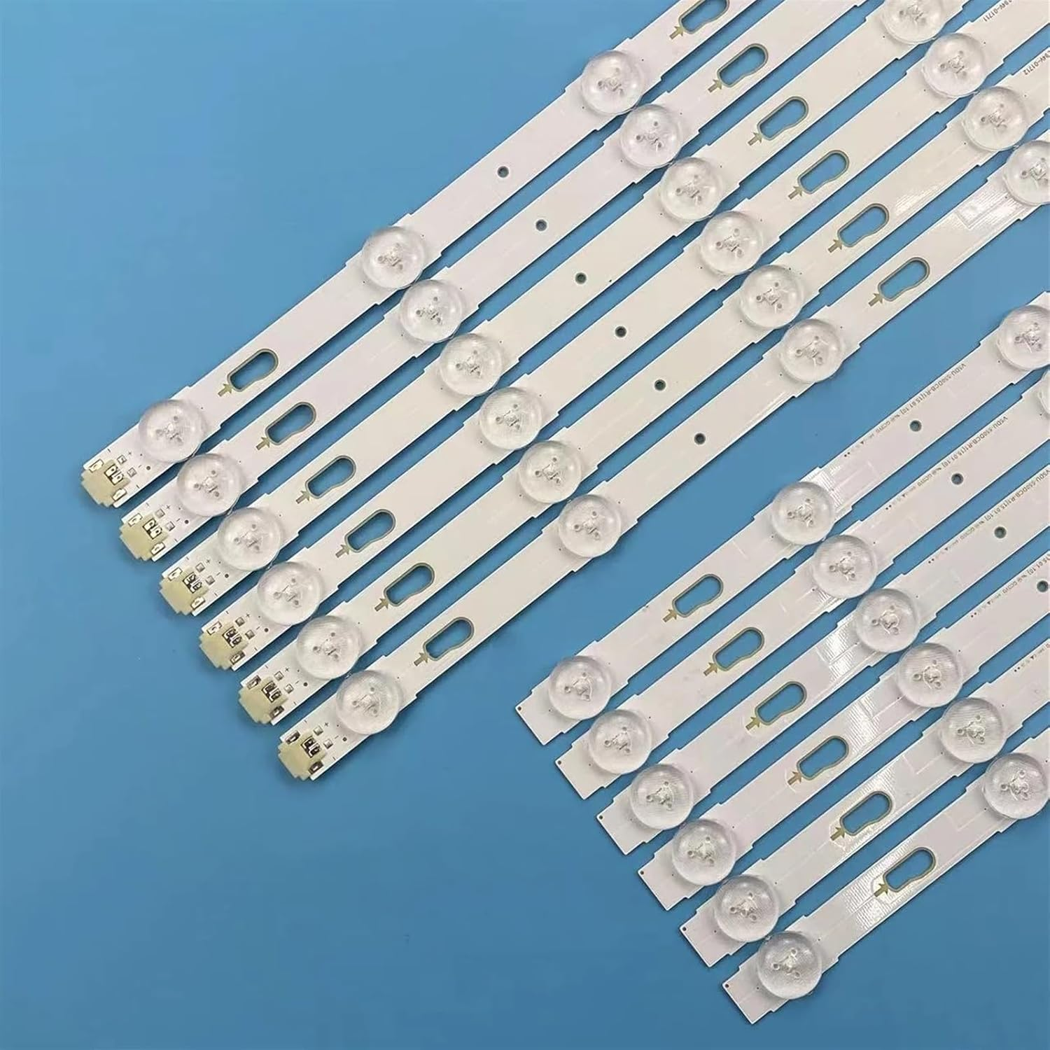 KBCTFWP 12Pc LED Backlight Strip Fit for Samsung 55" UE55KU6020K UE55KU6020U UE55KU6020W UE55KU6050K UE55KU6070U UE55KU6072U UE55KU6075U image number 3