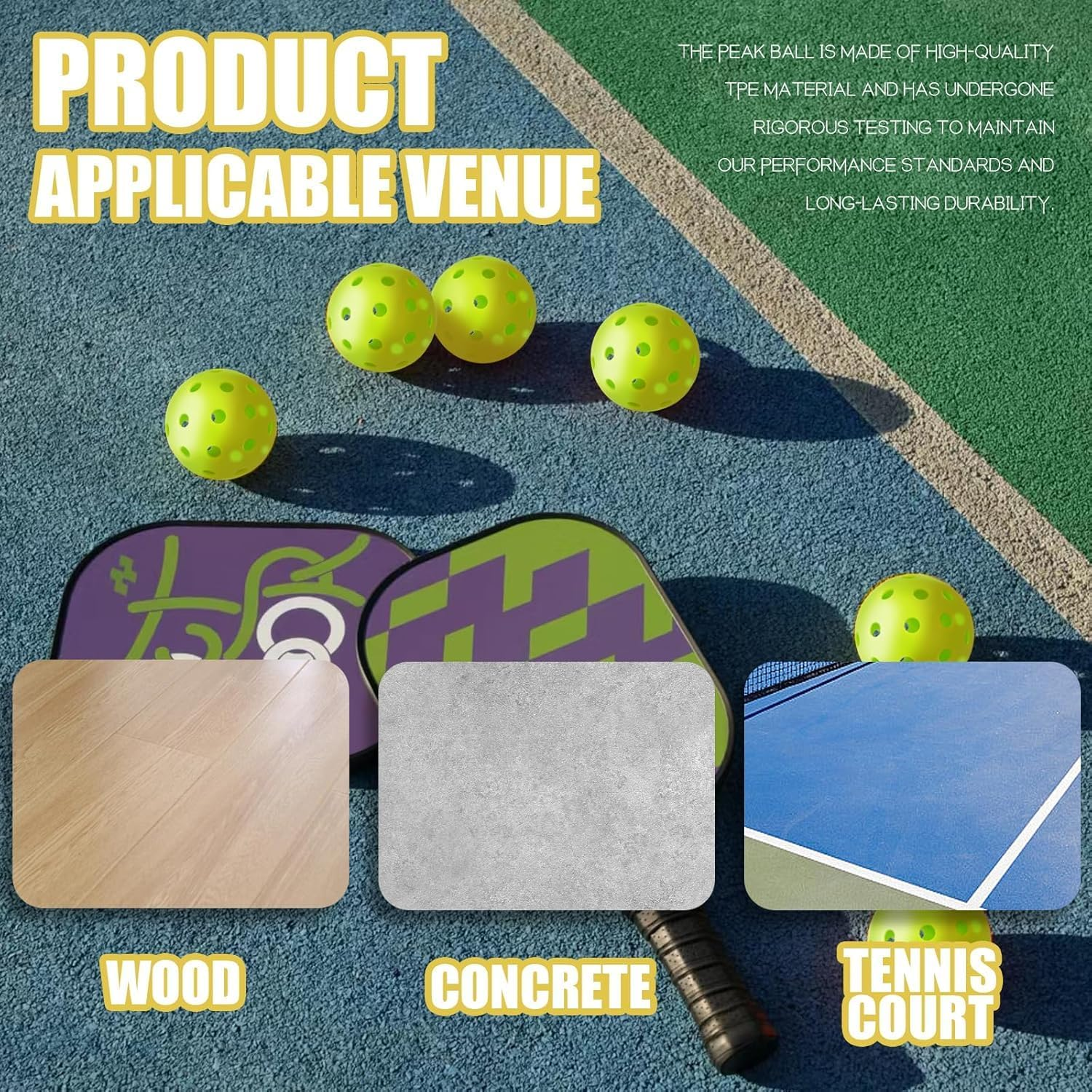 Tennis Balls, 12 Pack Advanced Training Tennis Balls Practice Balls, Pet Dog Playing Balls, Come with Mesh Bag for Easy Transport, Good for Beginner Training Ball image number 1