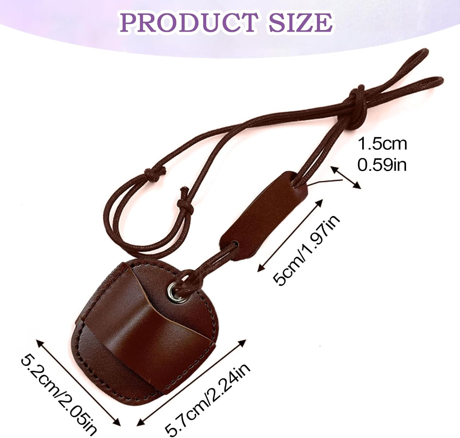 Stibtmr Glasses Clip Thin Glasses Strap Glasses Strap Stylish Glasses Lanyard Lightweight Glasses Lice Soft Portable Sunglasses for Men Women - Black image number 2