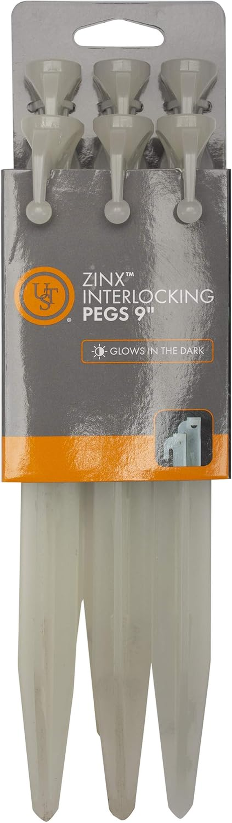 Ust Tent-Stakes Zinx Tent Peg 6Pk image number 2