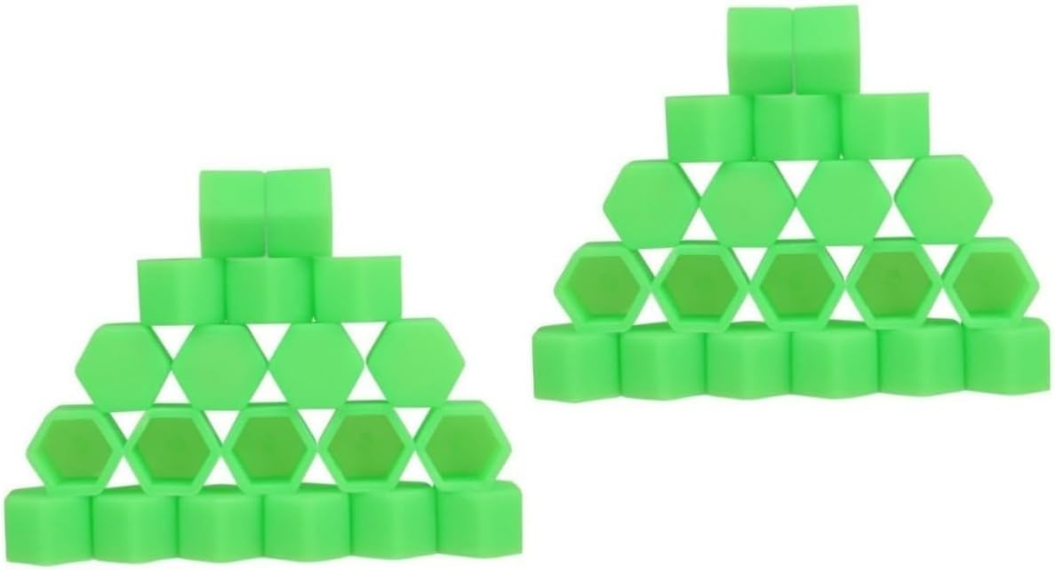 ULTECHNOVO 40Pcs Wheel Lug Nut Covers Tough Rub Resistant Easy Fit Car Wheel Bolts Protector image number 1