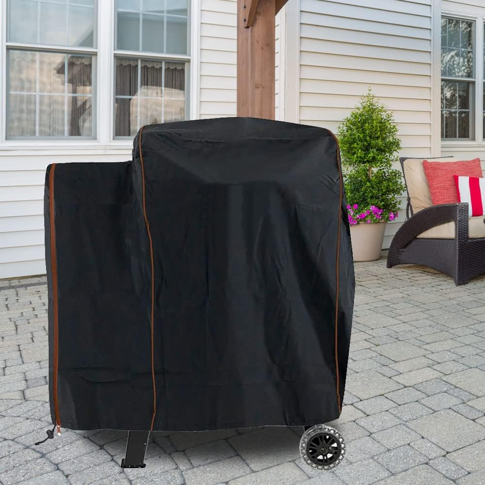 ZJYWSCH Grill Cover for Pit Boss Lexington 540 500 PB500LXW1 PB500NX PB340TGW1 Tailgater Rec Tec 340 Wood Pellet Grill Pit Boss Lexington Onyx Grill Cover Waterproof image number 6