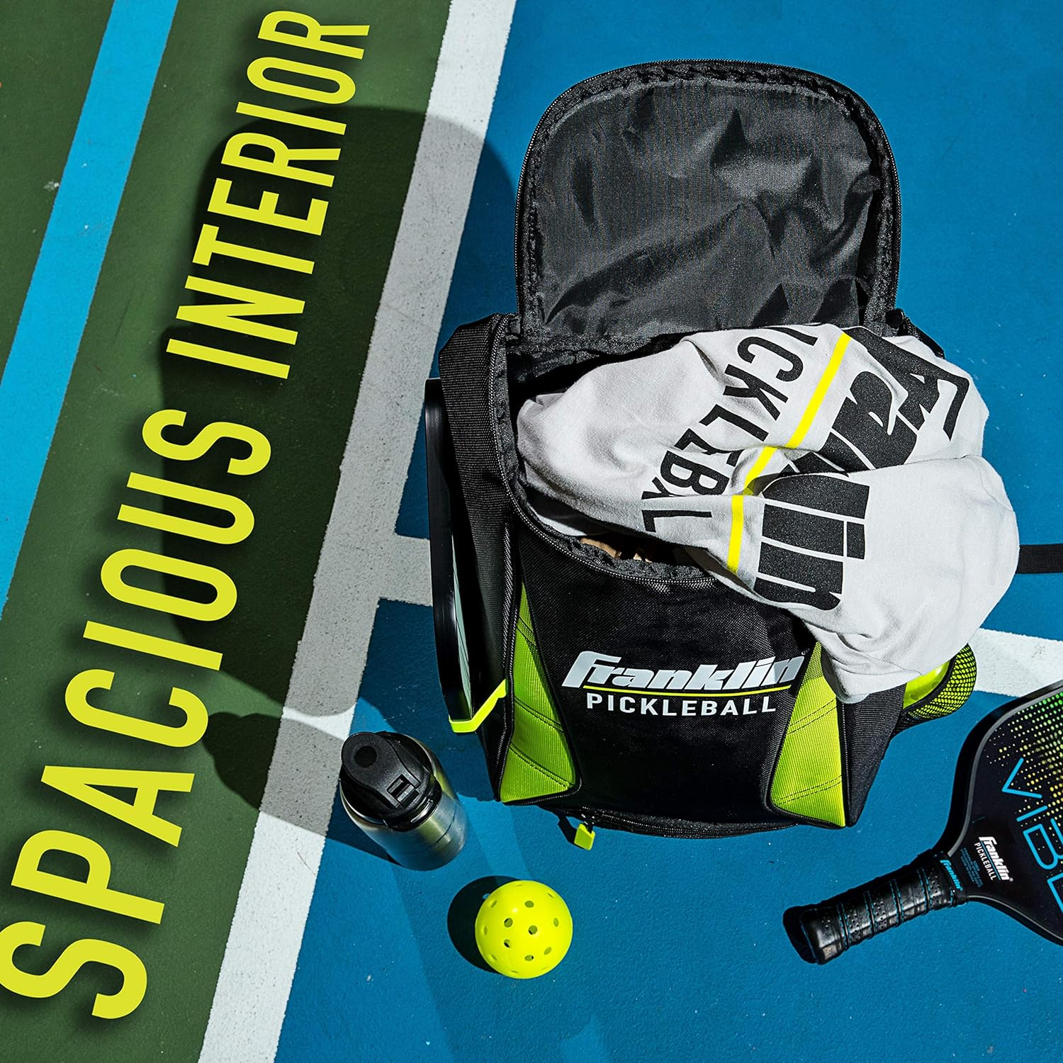 Franklin Sports Unisex-Adult Franklin Sports Deluxe Competition Pickleball Backpack 52862X image number 4