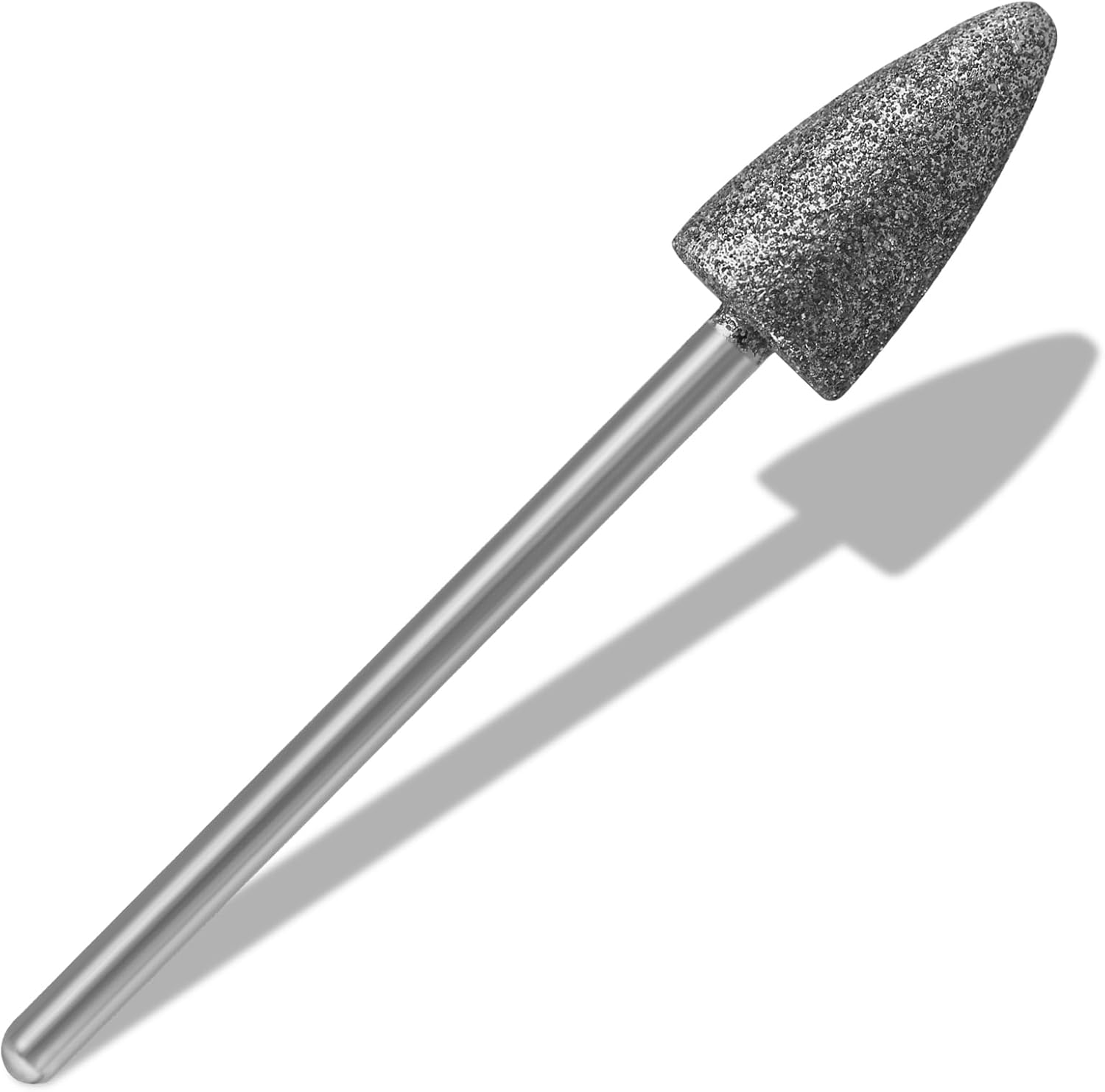 Vnjaoi Diamond Nail Drill Bits Safety Cuticle Drill Bit Nail Buffer Bit Pro Russian Electric File Bits for under Nail Dead Skin Cleaning Cuticle Remove Nail Art Design Manicure and Pedicure (Medium)