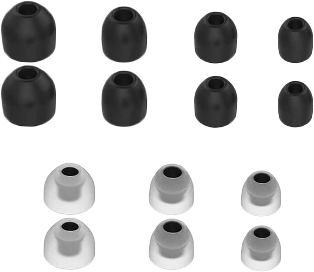 Adhiper 7 Pairs WF-1000XM4 Silicone Earplugs Accessories Compatible with Sony WF-1000XM3 WF-1000XM4 Headphones Silicone Replacement Ear Plugs In-Ear Headphone Earplugs (Black) image number 3
