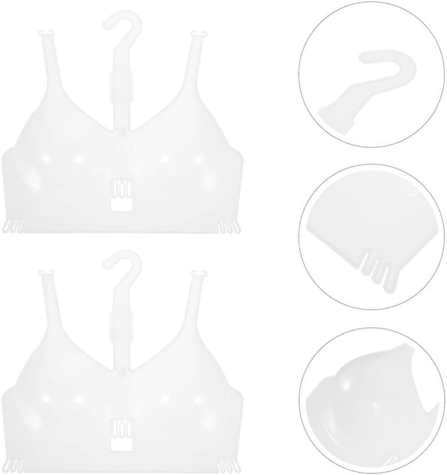 Iplusmile Clothes Hanger Rack 5Pcs Bra Hanger for Store Display Fashionable and Sturdy Easy to Set Up image number 5