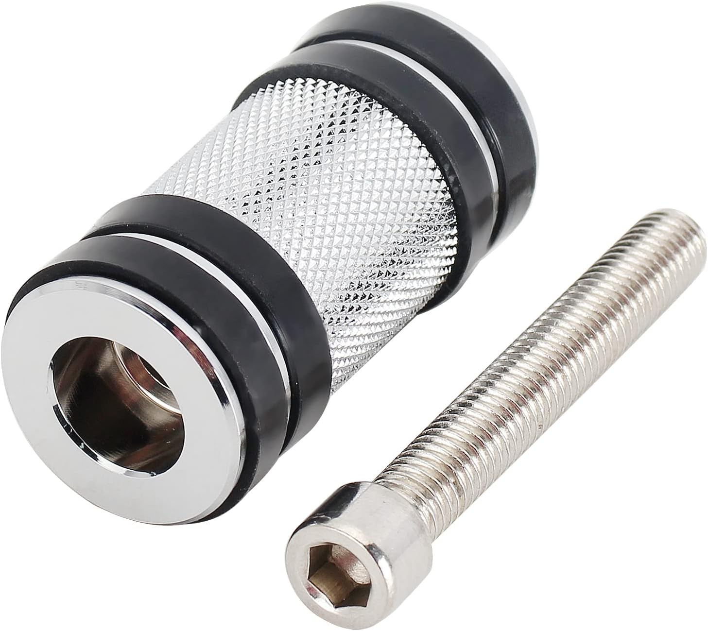 Brake Pedal Shift Lever Toe Peg Compatible with All Harley Davidson Models(Chrome A)