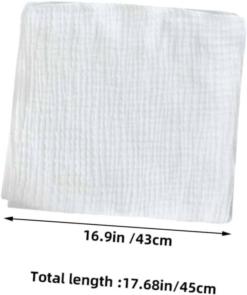 8Pcs Cotton Gauze Diaper Reusable Nappies Soft Washcloths for Boys Girls image number 3