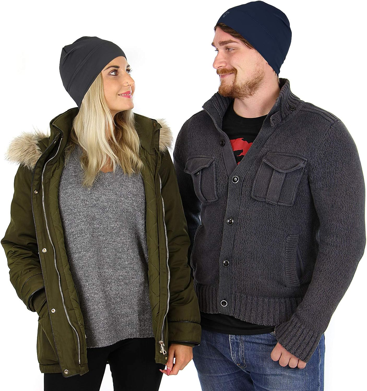 ALPIDEX Running Hat Sports Cap Thermal Men Skull Hat Cycling under Helmet Functional Beanie Women Winter Lightweight Skullcap image number 2