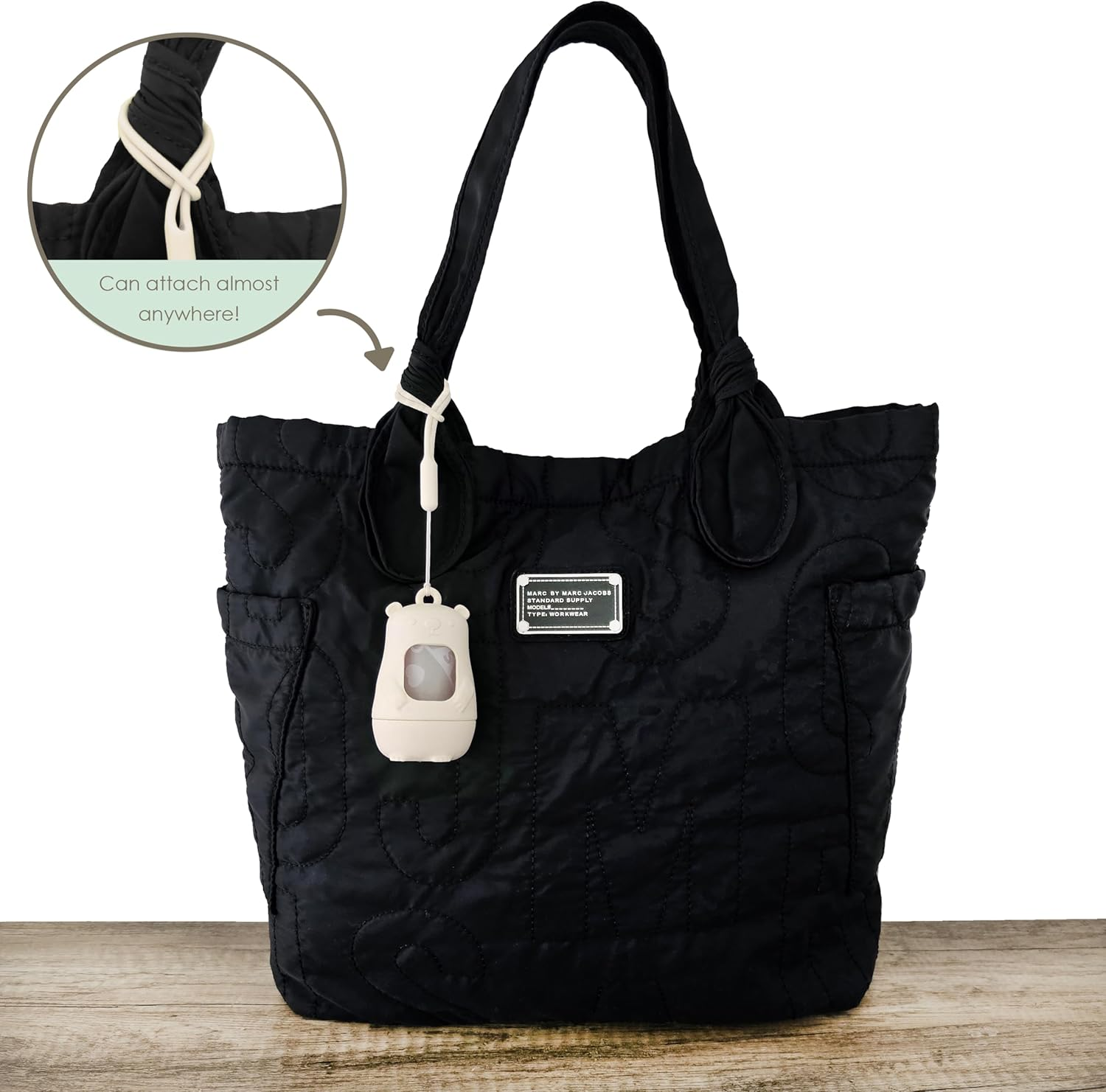 Moodie Teddy Bear Dispenser & Refill Roll Combo Set | Vanilla Scented