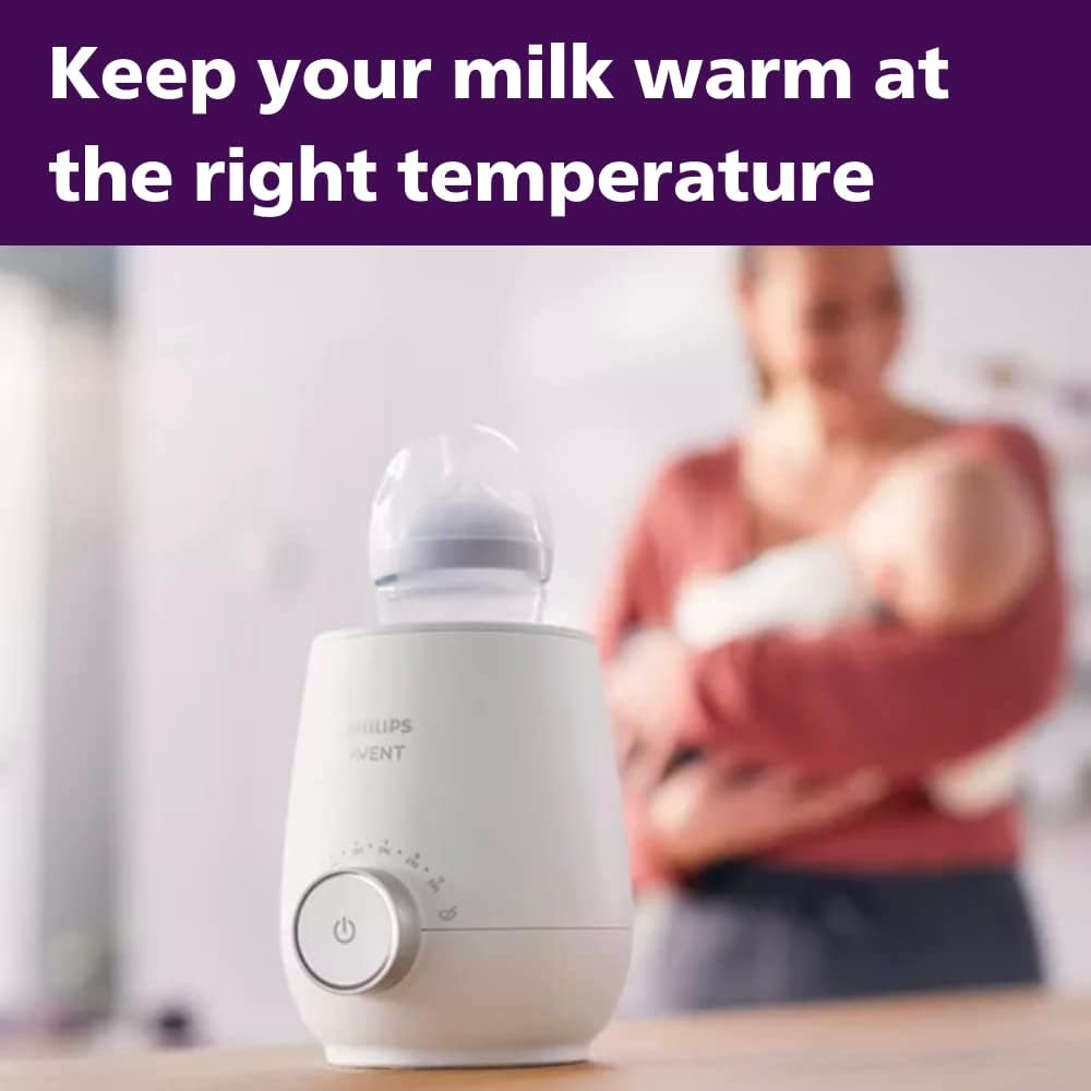 Philips Avent Premium Bottle Warmer with Smart Temperature Control: Warms Evenly, No Hotspots, Keep Warm & Auto Shut-Off, SCF358/00 image number 3