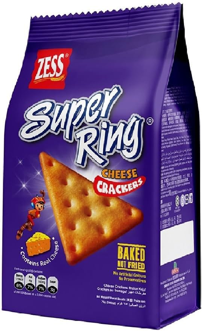 Zess Super Ring Cheese Cracker 75G