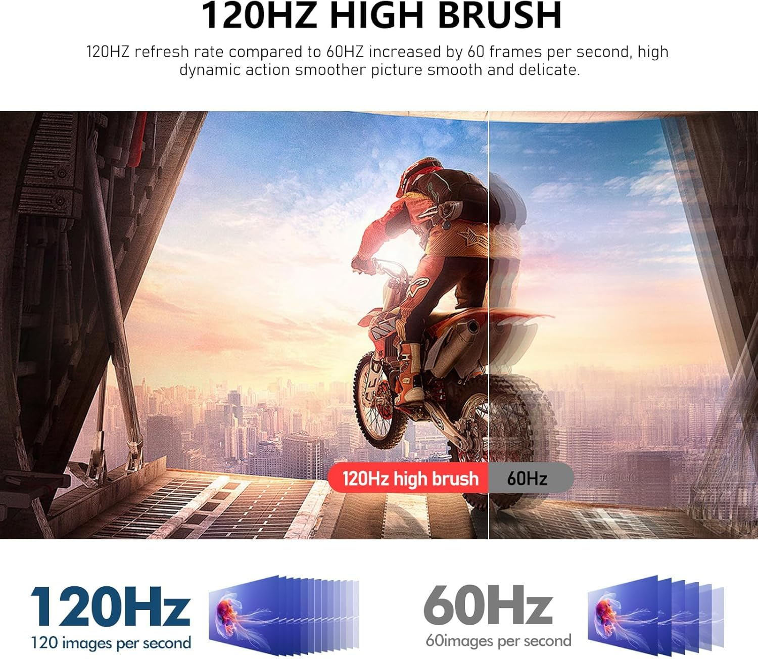 24.5 Inch Gaming Curved Monitor Built-In Speakers, 3000R 120Hz Full HD 1080P, HDMI 2.0, VGA, Wall Mount Compatible 75 * 75Mm image number 2