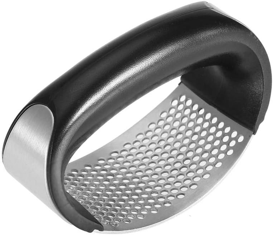 Stainless Steel Garlic Press Crusher Squeezer Masher Home Kitchen Mincer Tool -Proof Dishwasher Safe