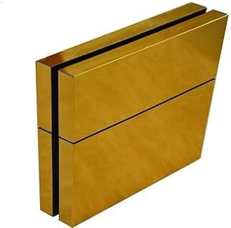 Gold Glossy Decal Skin Sticker for Playstation 4 PS4 Console+Controllers