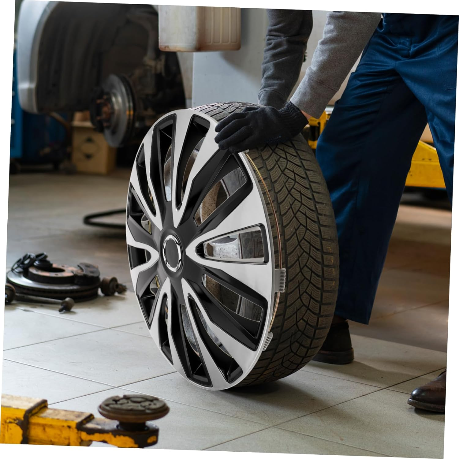 HAPINARY Enhanced Vehicle Style Car Wheel Rim Cover Hubcaps for Automotive Wheel Hub Caps