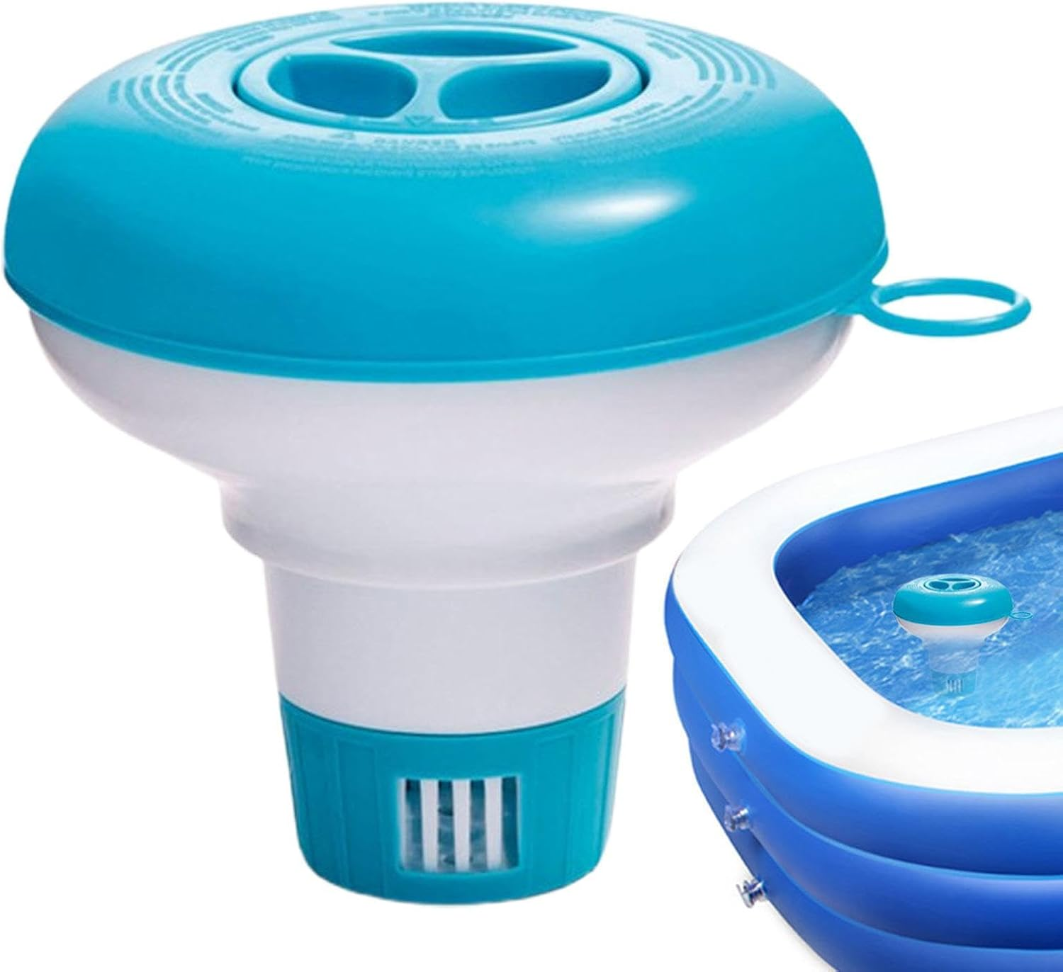 Chlorine Tablet Floater,Tabs Bromine Holder | Chlorine Floater for for Spas Hot Tub Water Park Indoor & Outdoor Swimming Pool Borato image number 5