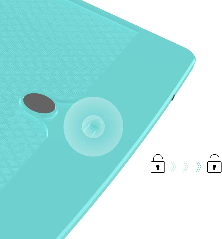 [2 Pack] 8.5 Inches LCD Writing Tablet with 2 Magnets,Tiqus Magnetic Electronic Ewriter Kitchen Memo Notice Fridge Board Magnetic Daily Planner Checklist (Light Blue) image number 2