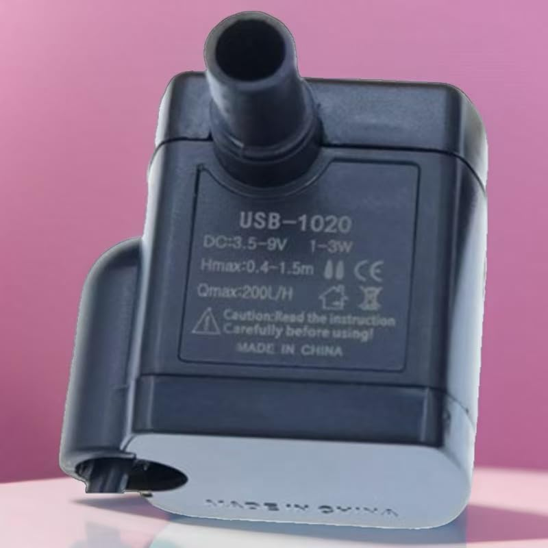Ultra-Quiet Brushless Usb Water Pump 5V 70Cm Submersible Fountain Aquarium Circulating