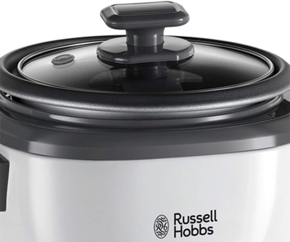 Russell Hobbs Rice Cooker Small [Medium] 0.8L (Incl. Steamer Insert, Reheat Function, Non-Stick Pot, Rice Scoop and Measuring Cup) Slow Cooker for Vegetables and Fish image number 3