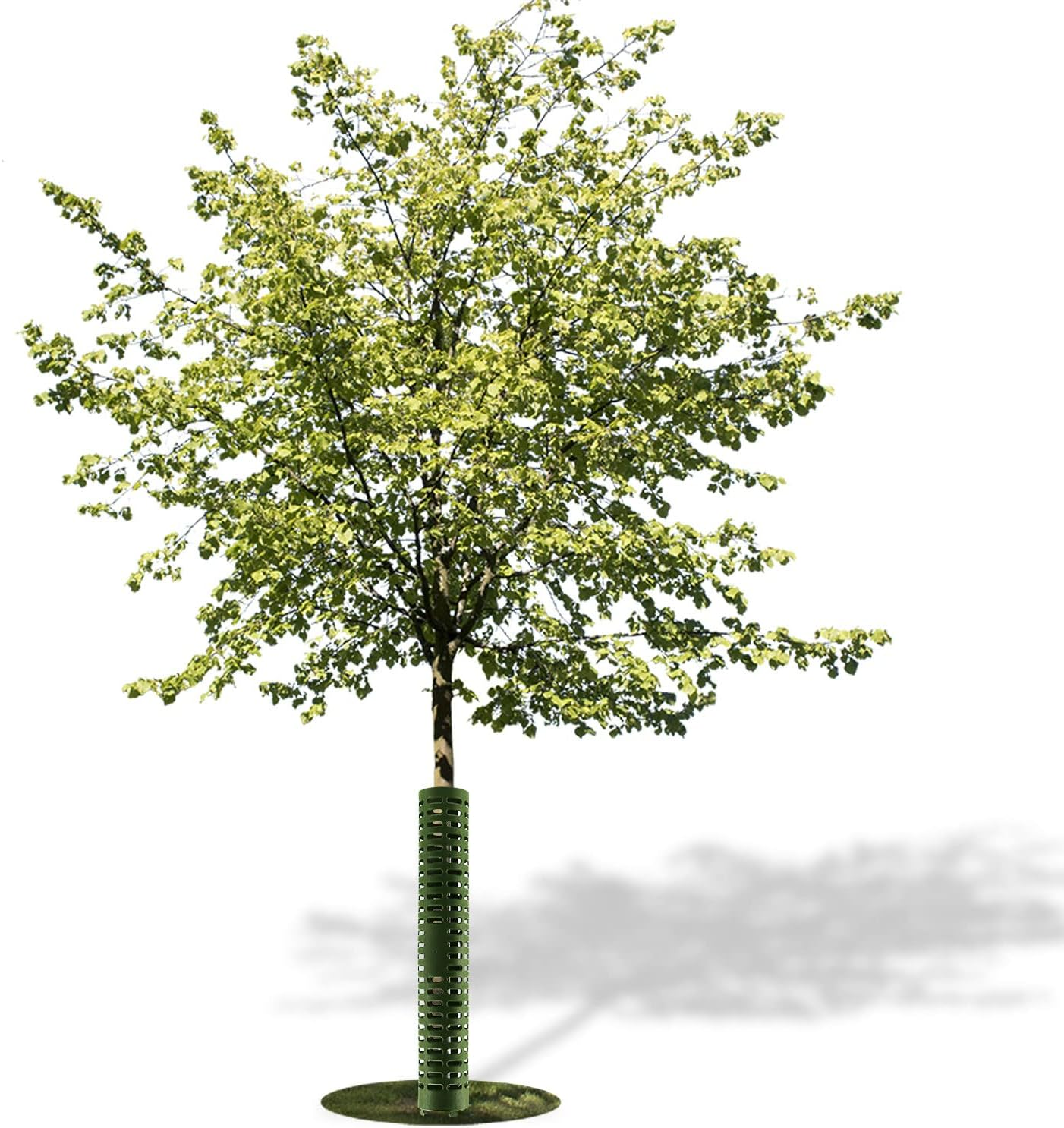 15 PCS Plastic Tree Trunk Protector, 15 X 10 Inch Adjustable Flexible Tree Guards with 100 PCS Black Zip Ties, Nursery Mesh Tree Bark Protector for Preventing Trees from Trimmers ﻿