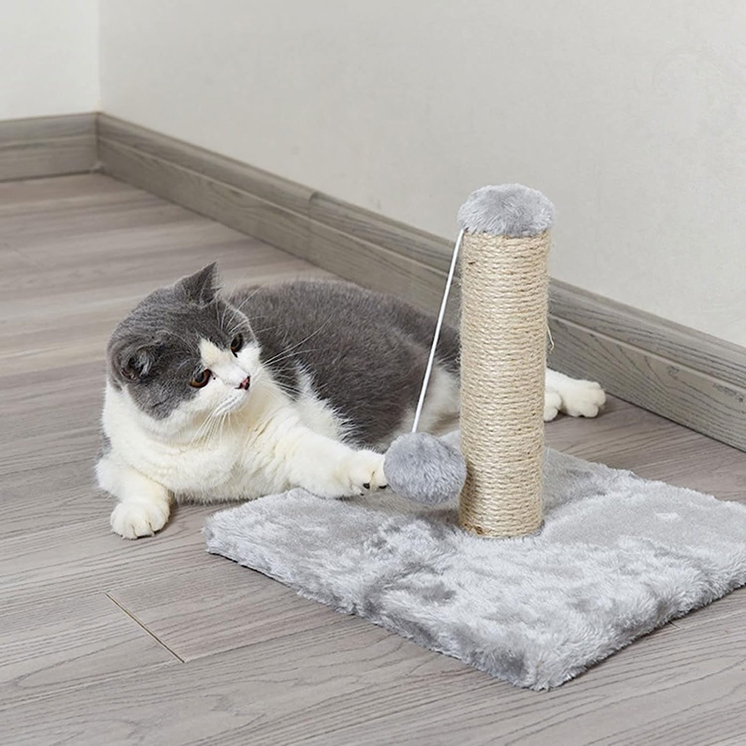 Cat Tree Scratch Resistant and Durable Cat Tower Cat Scraper Scratching Post Brush Sisal Cat Climbing Frame Cat Condo - A image number 2