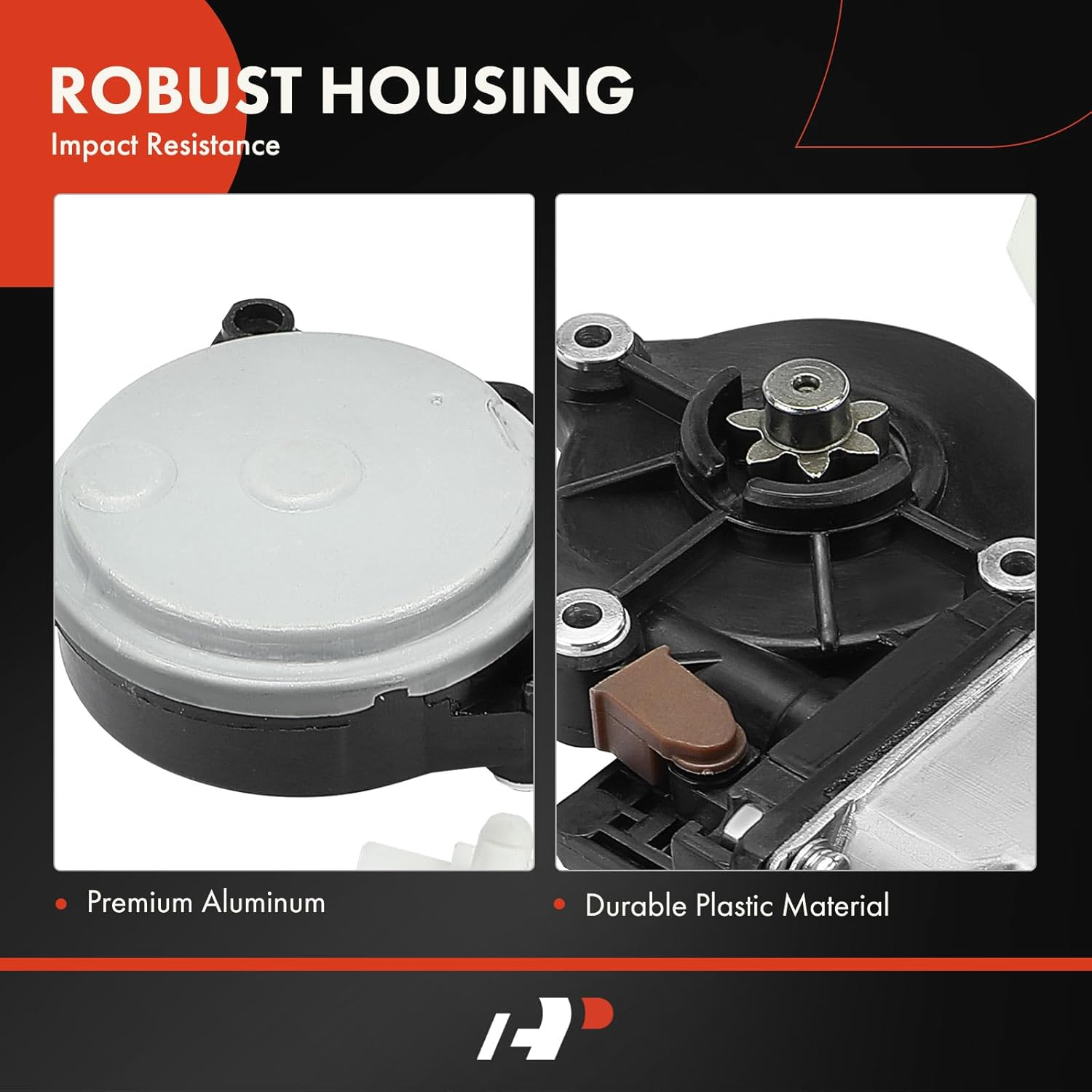 A-Premium Anti-Clip Power Window Lift Motors for Lexus GS300 1998-2005 GS400 GS430 Front Left and Right 2-PC Set Front Right Passenger Side image number 2