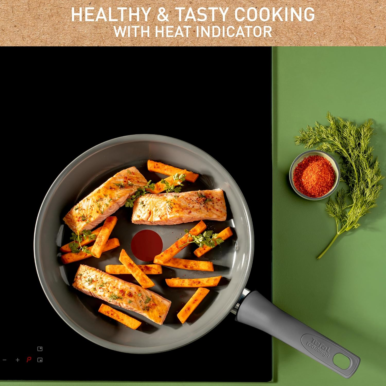 Tefal Revive Ceramic Induction Non-Stick Frypan 28Cm image number 5