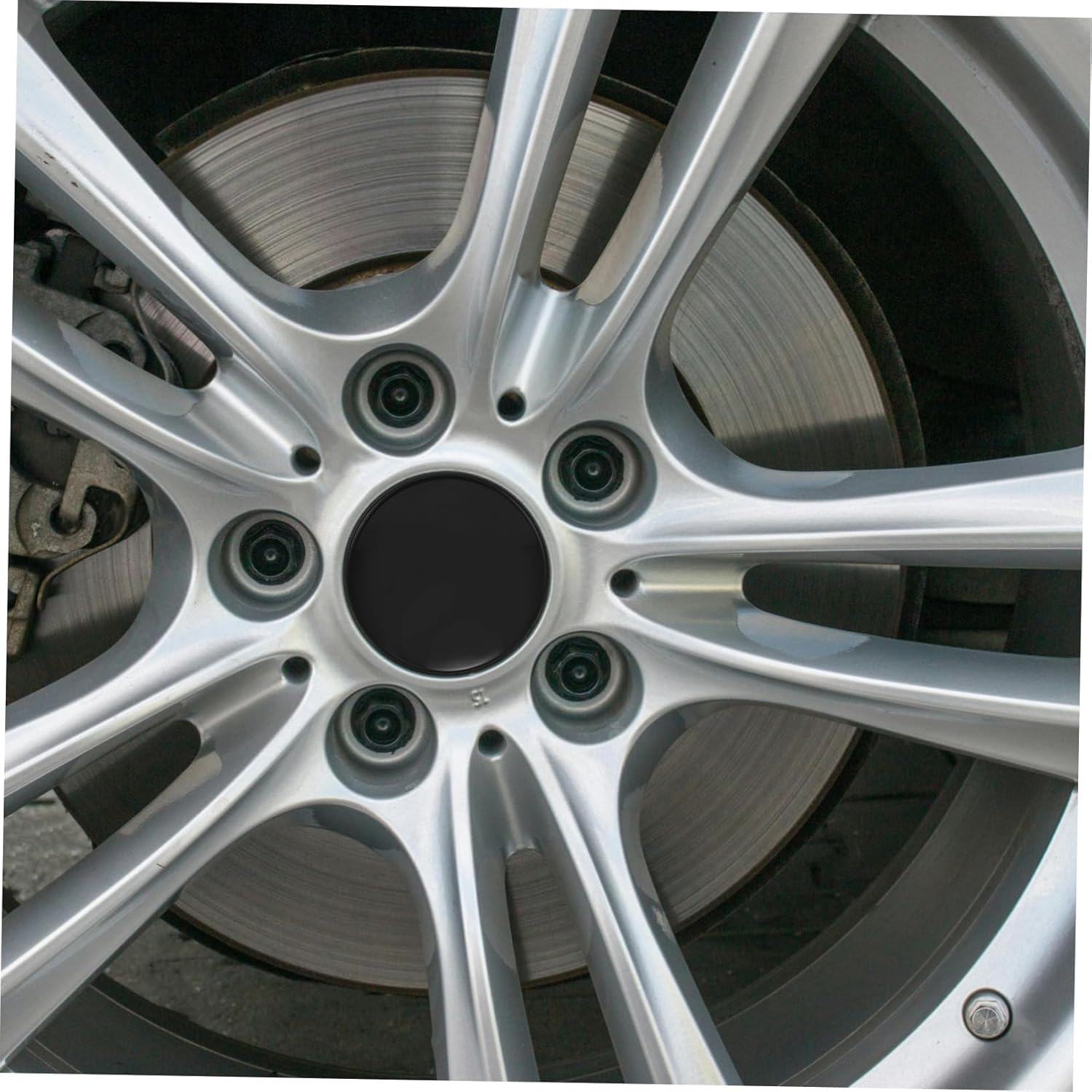 YOSADIER 4Pcs Car Wheel Covers Od Id Abs Modified Hubcaps for Car Wheel Center Hub Rim Covers image number 1