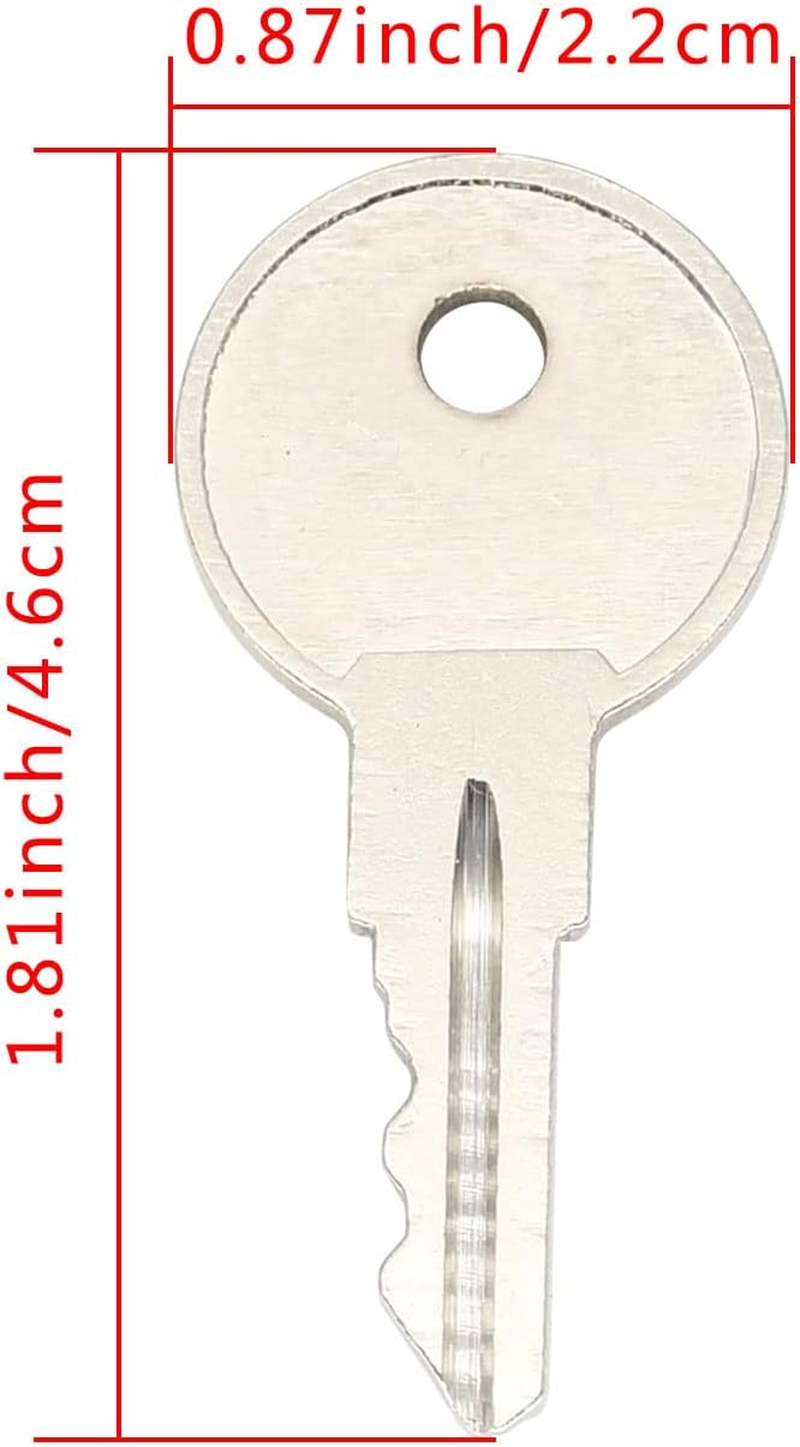 Keys CH751 Universal Keys 751CH for RV Compartments Campers Storage Cabinets Boats Trailers T-Handles Side Boxes Display Cases Controller Covers(2 Pcs)