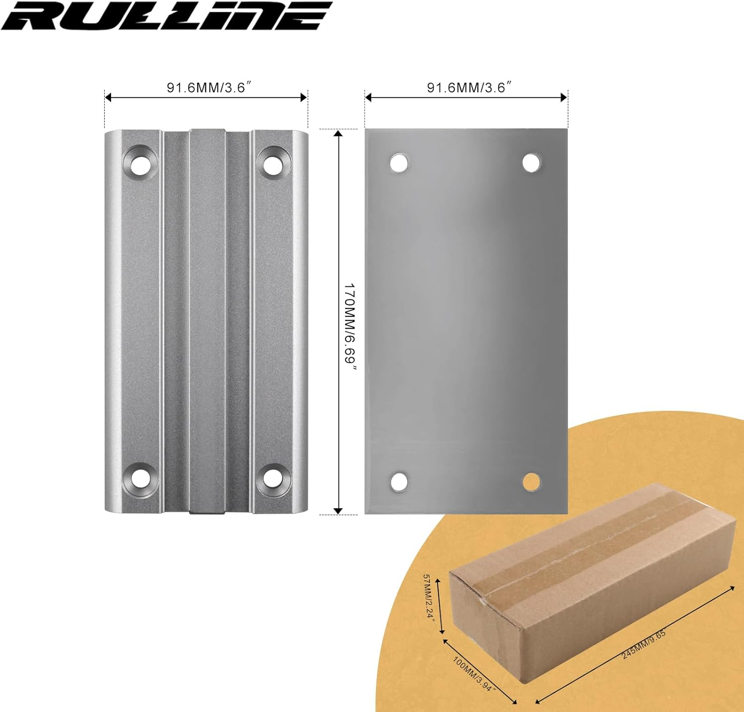 RULLINE Removable RV Table Leg Accessories - Aluminum Alloy Bracket for Tables, Rotatable Support for Caravans, Motorhomes, and Yachts (Holder) image number 4