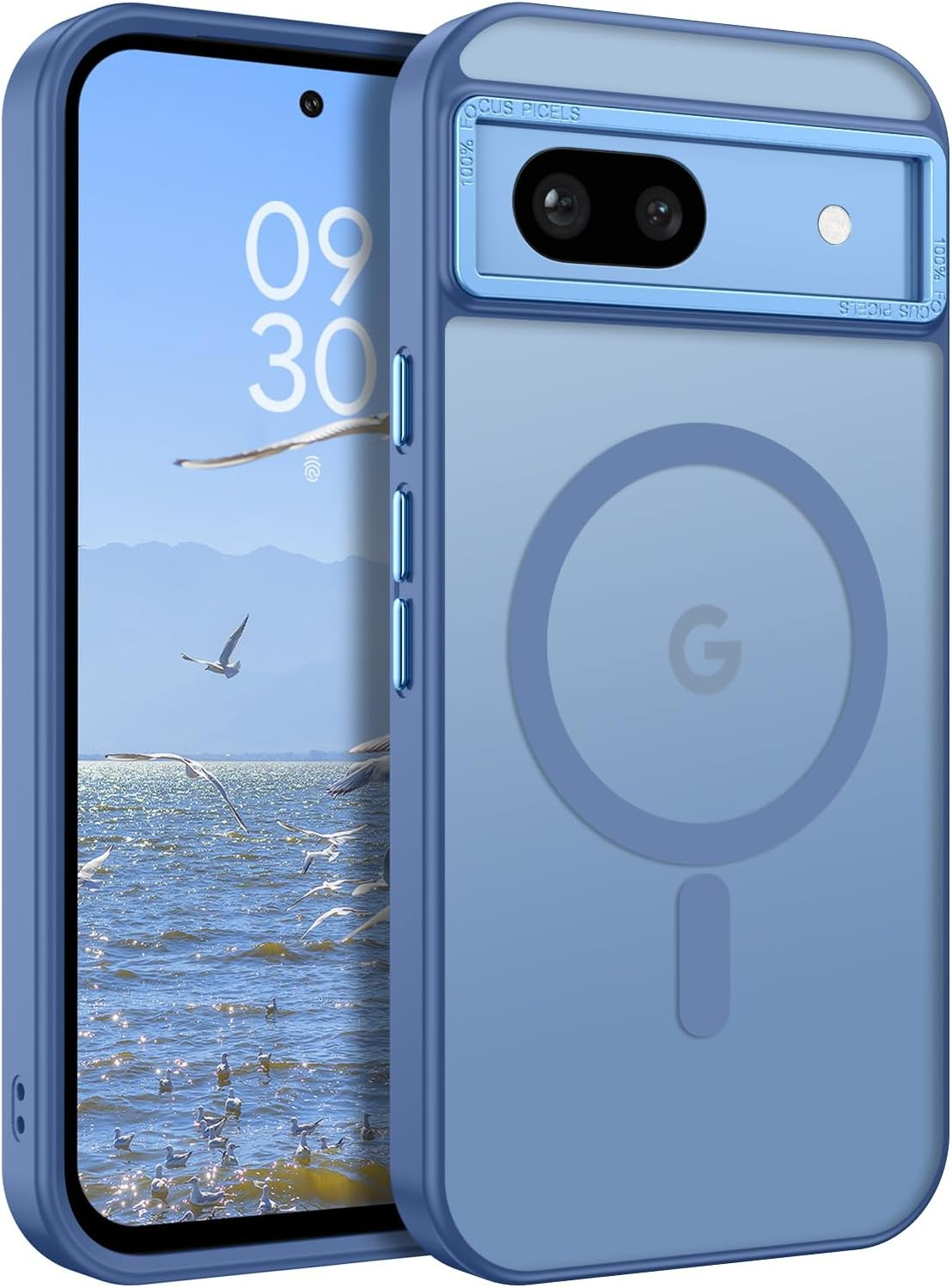 BENTOBEN for Google Pixel 8A Case, Google 8A Magnetic Case [Compatible with Magsafe] Translucent Matte Slim Shockproof Anti-Fingerprint Anti-Scratch Protective Cover for Google 8A 6.1&rsquo;&rsquo;Green