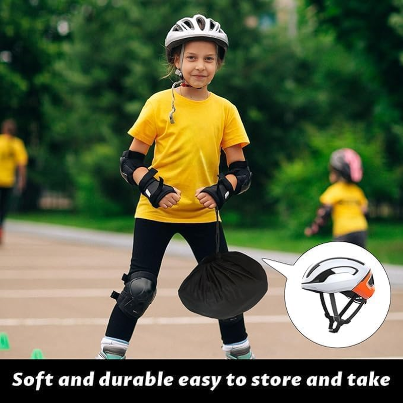 Helmet Protection Storage Bag, 2Pcs Light Weight Motorcycle Helmet Bags with Drawstring,Polyester Motorcycles Helmet Bags with Drawstring image number 5