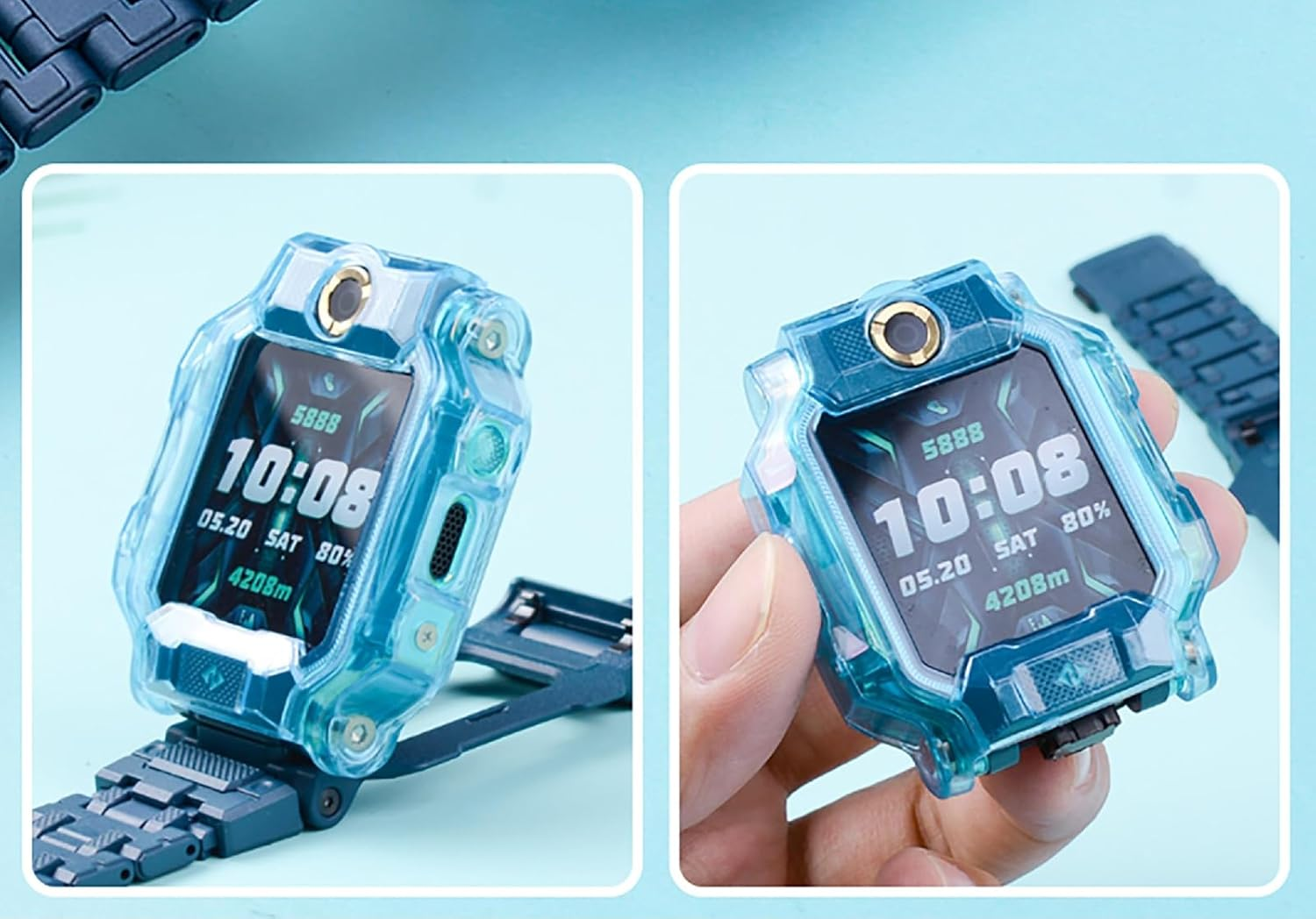 GIOPUEY Case Compatible with Imoo Watch Phone Z7, Soft TPU, Shock Resistant, Imoo Watch Phone Z7 Cover image number 2