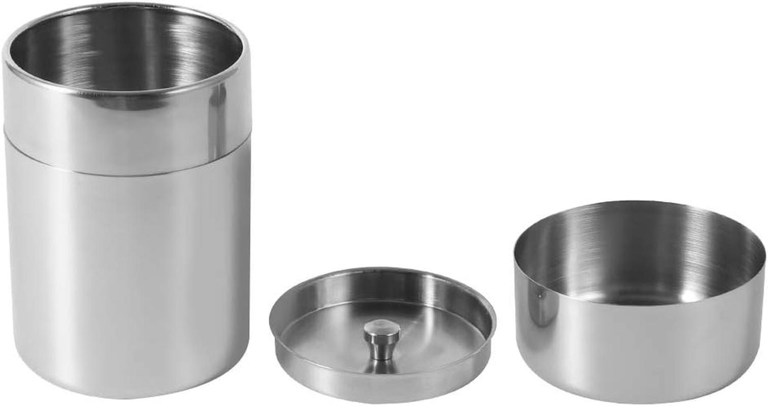 Stainless Steel Tea Tins, for Coffee and Loose Tea Storage, Sugar, Flour, Nuts, Seeds, Herbs(S) image number 3