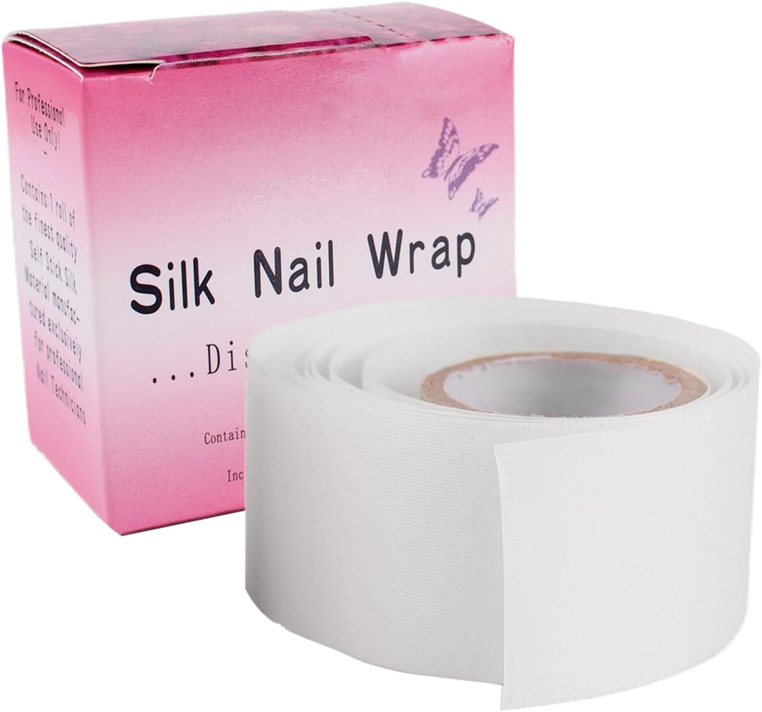 Silk Nail Wrap - Self Adhesive Silk Nail Wrap Set | Bandage Tape Easily Trimmable for Damaged Tips Repair, Strong Protective Extension Sticker, Anti-Damage Manicure Patch, Nails Art Tool for Home image number 3