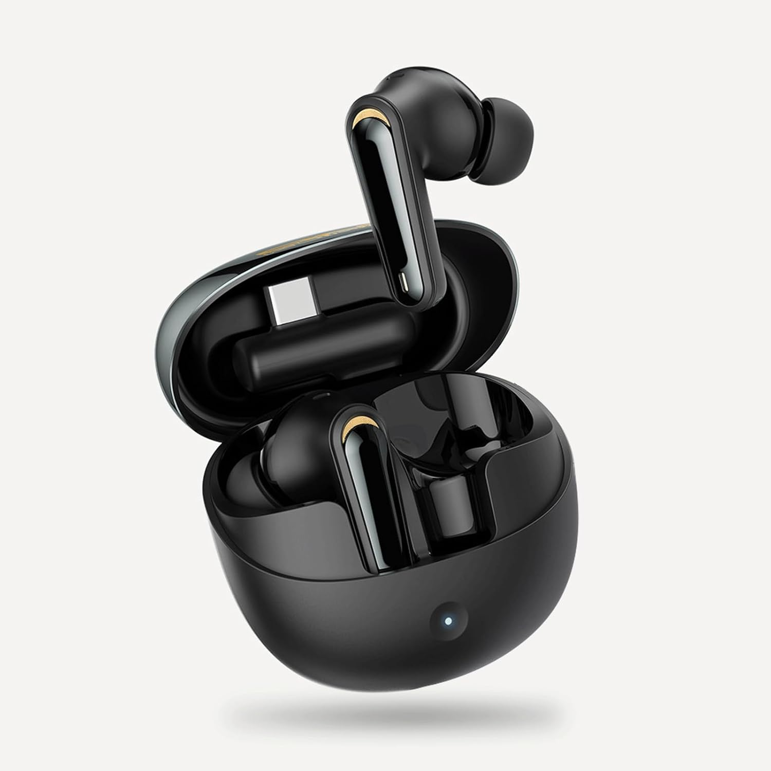 Plyisty Wireless Gaming Earbuds with ENC Mic, 2.4G Wireless/Bluetooth 5.4 Dual Mode Headphone, Low Latency, 3D Sound, for Phone, Laptop, Steam Deck, VR, PC (Black)